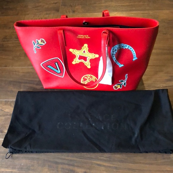 Versace Collection | Graphic Printed Saffiano - Picture 8 of 8